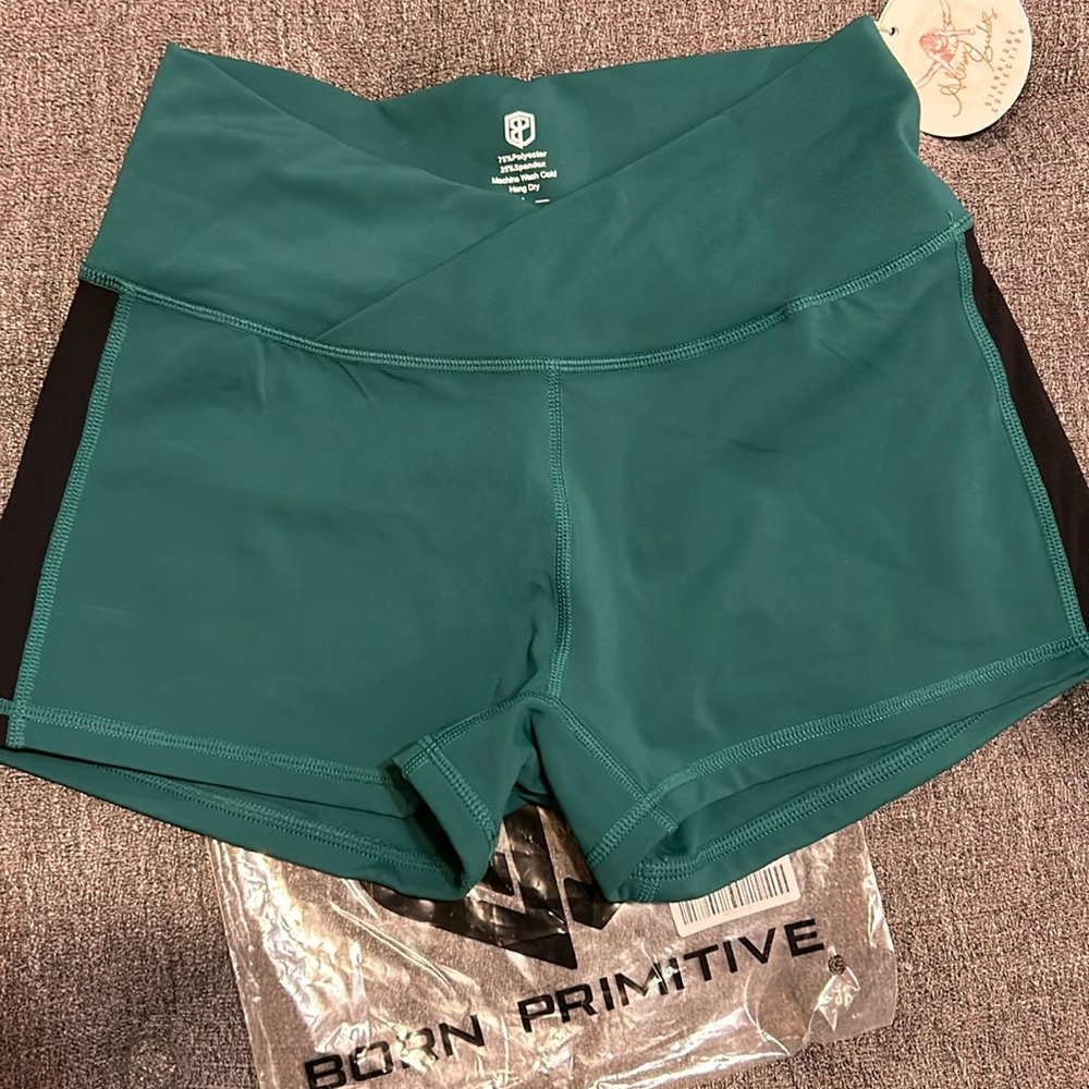 Allison Scudds integrity booty short - deep emerald - CrossFit - born primitive